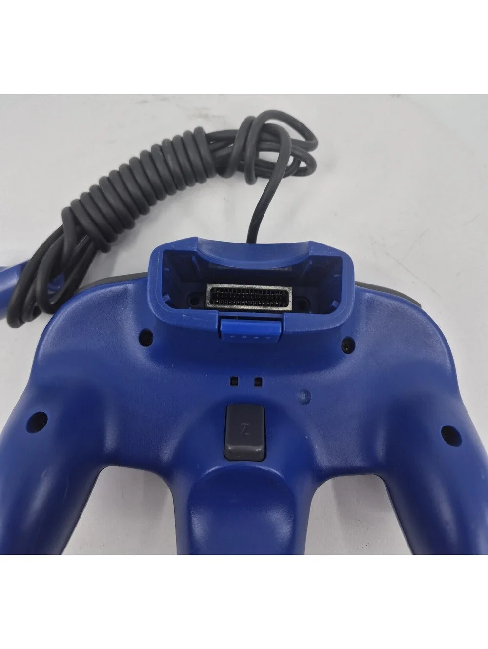 Nintendo 64 Controller N64 Wired OEM Authentic Joystick NUS-005 Blue - TESTED!
